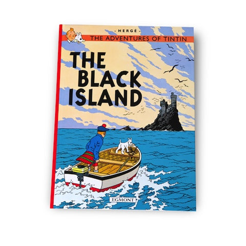 TINTIN HARDBACK BOOK - The Black Island