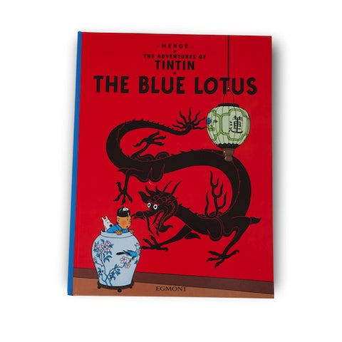 TINTIN HARDBACK BOOK - The Blue Lotus