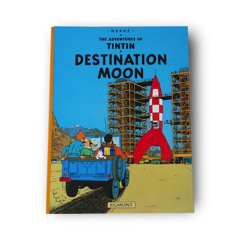 TINTIN HARDBACK BOOK - Destination Moon