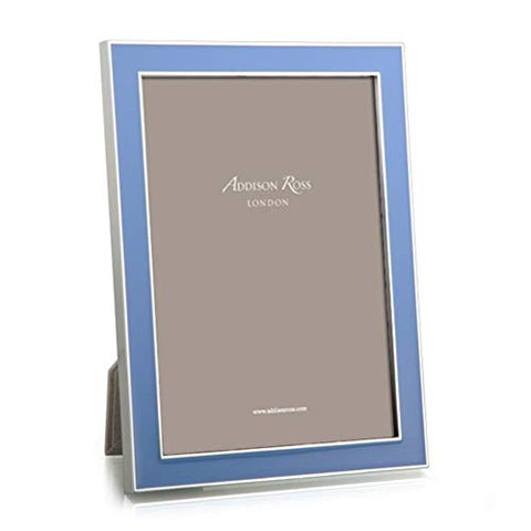 ADDISON ROSS Enamel Photograph Frame - Periwinkle - 4" x 6"
