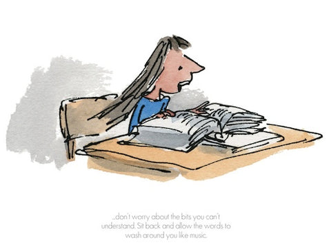 ROALD DAHL - RD9265 -  Sit Back and Allow The Words to Wash Around You