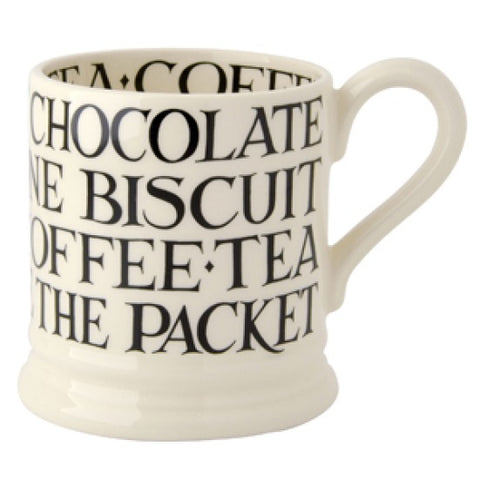 EMMA BRIDGEWATER Half Pint Mug - Black Toast