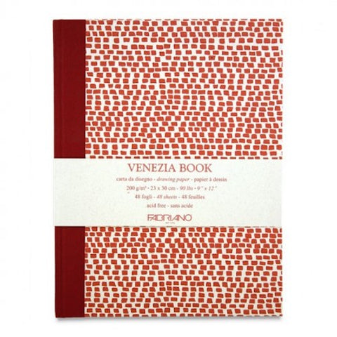 FABRIANO ACCADEMIA VENEZIA NOTEBOOK/SKETCHBOOK 9 x 12 inches/23x30cm