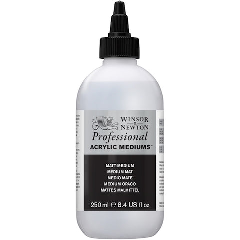 WINSOR & NEWTON PROFESSIONAL ACRYLIC MATT MEDIUM - 250ml