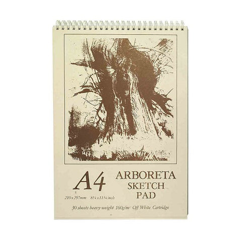 ARBORETA SPIRAL OFF WHITE SKETCH PAD - A4