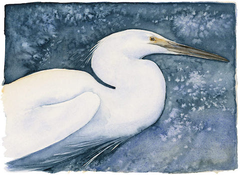 JACKIE MORRIS - LS3003 - Lost Spells - Signed Limited Edition Print - Little Egret