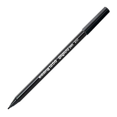 Edding 1255 Calligraphy Fibre Tip Pens - 4 Colours, 3 Widths