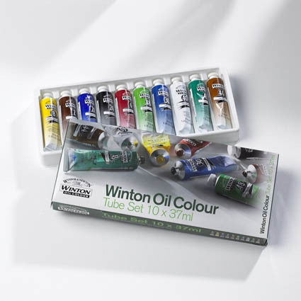 Winsor & Newton Winton Oil Set of Ten 37ml Tubes
